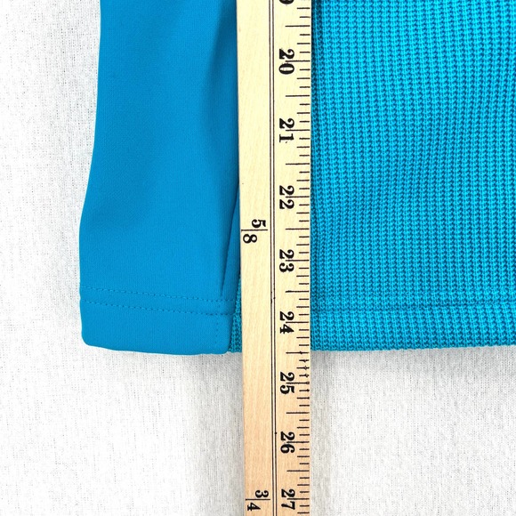 SPYDER Sweater Womens Medium Riviera Blue Essential Mid Weight Core Zip Jacket - Picture 13 of 13